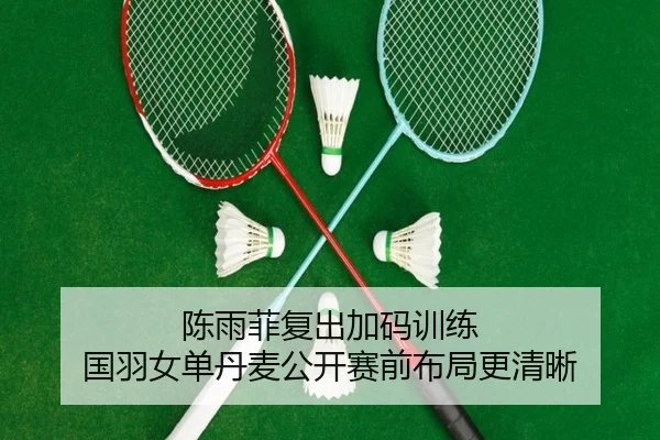 陈雨菲复出加码训练 国羽女单丹麦公开赛前布局更清晰 | 9bo.com